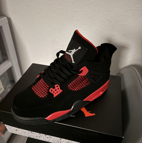 Nike air Jordan 4 retro mid red thunder - Picture 5 of 10